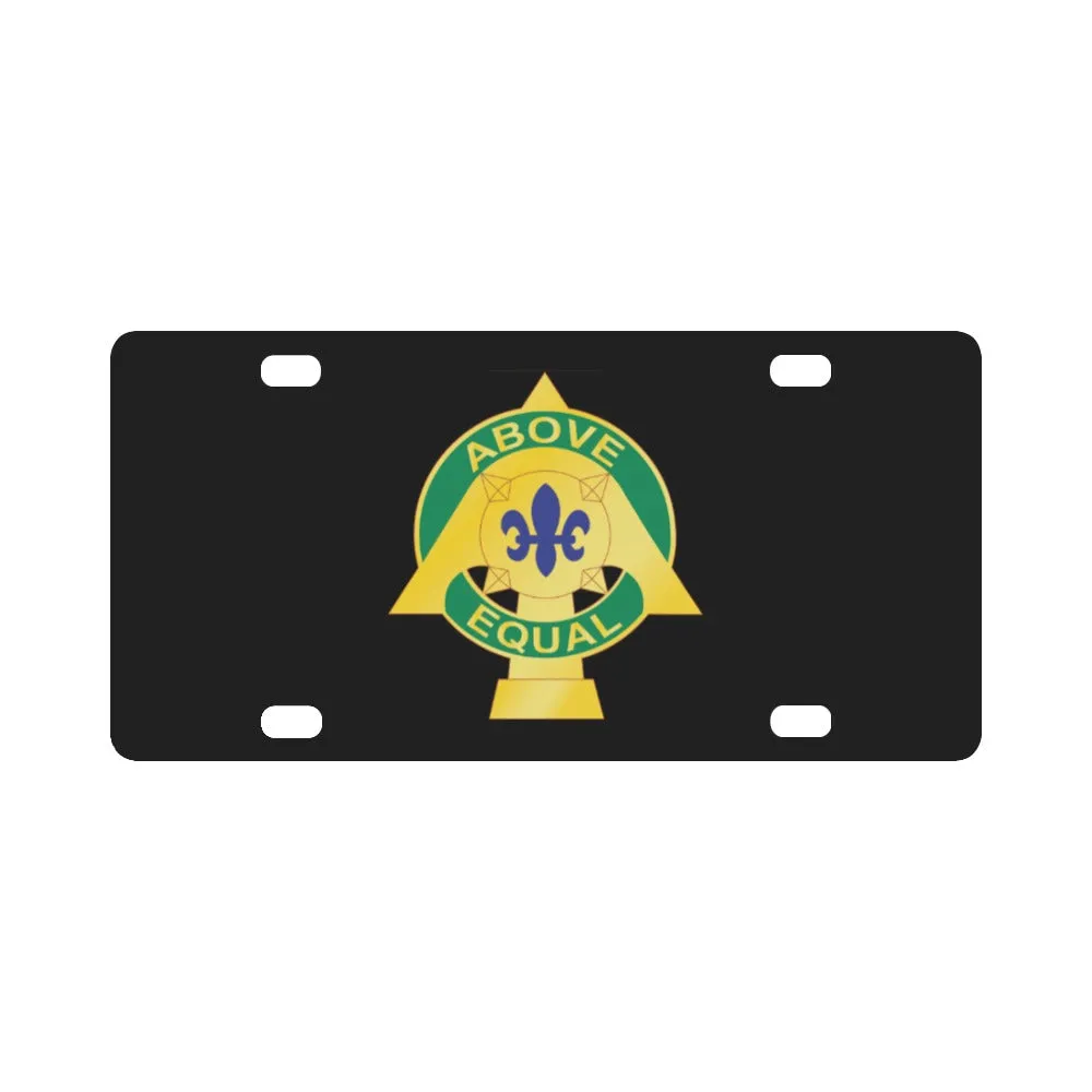 110th Armor Regiment - DUI wo Txt X 300 Classic License Plate