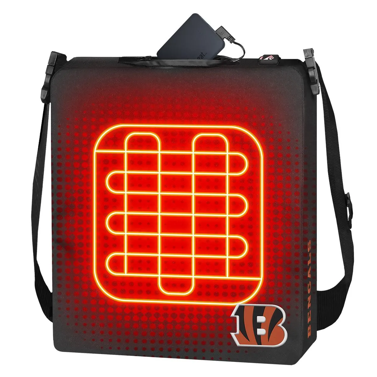 ActionHeat Cincinnati Bengals 5V Battery Heated Seat Cushion