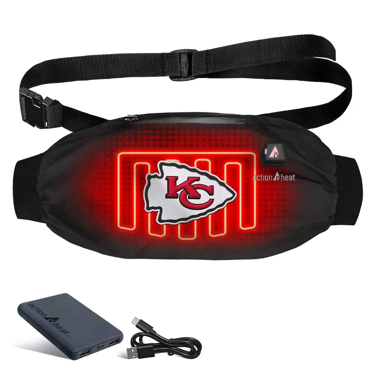 ActionHeat Kansas City Chiefs 5V Battery Heated Hand Muff