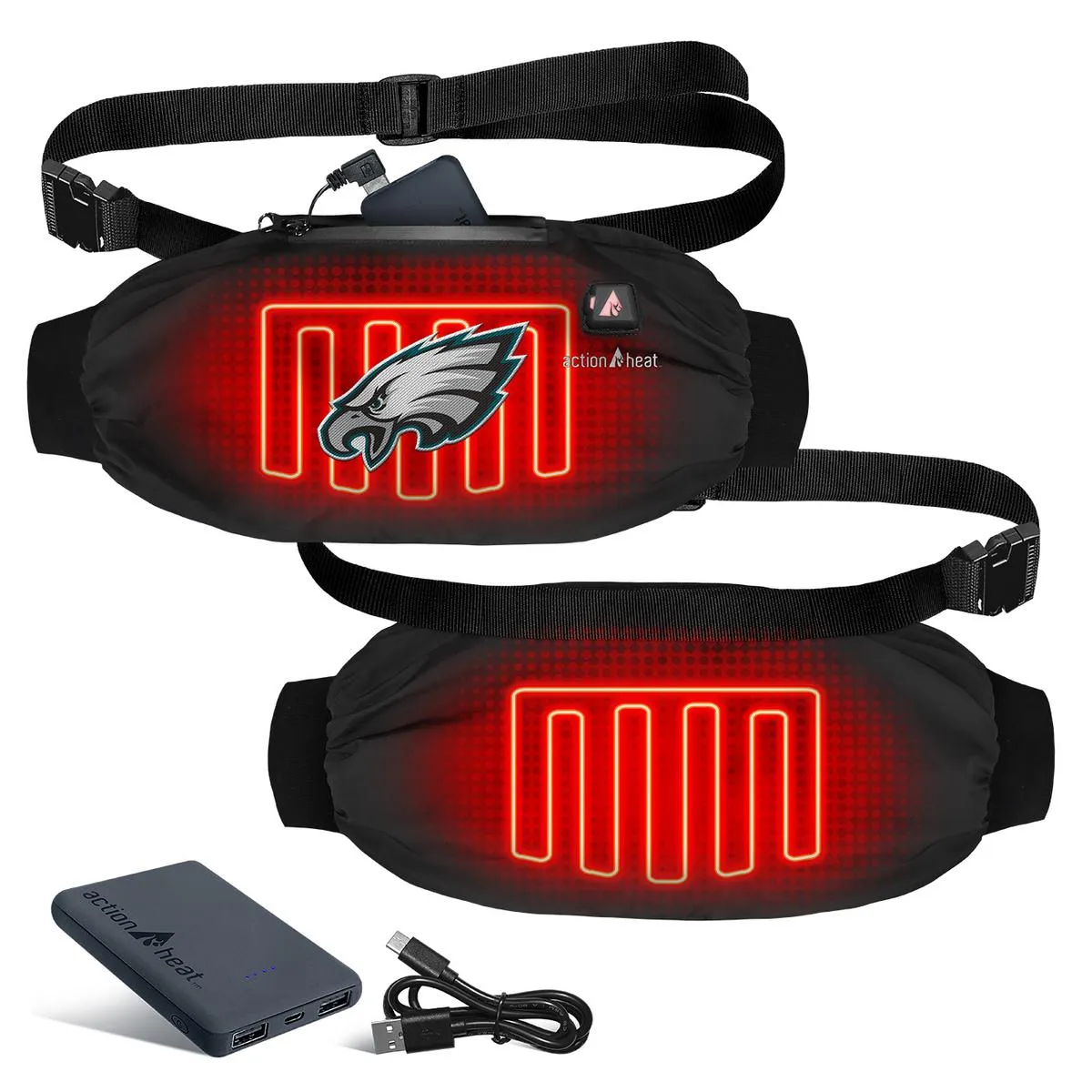 ActionHeat Philadelphia Eagles 5V Battery Heated Hand Muff