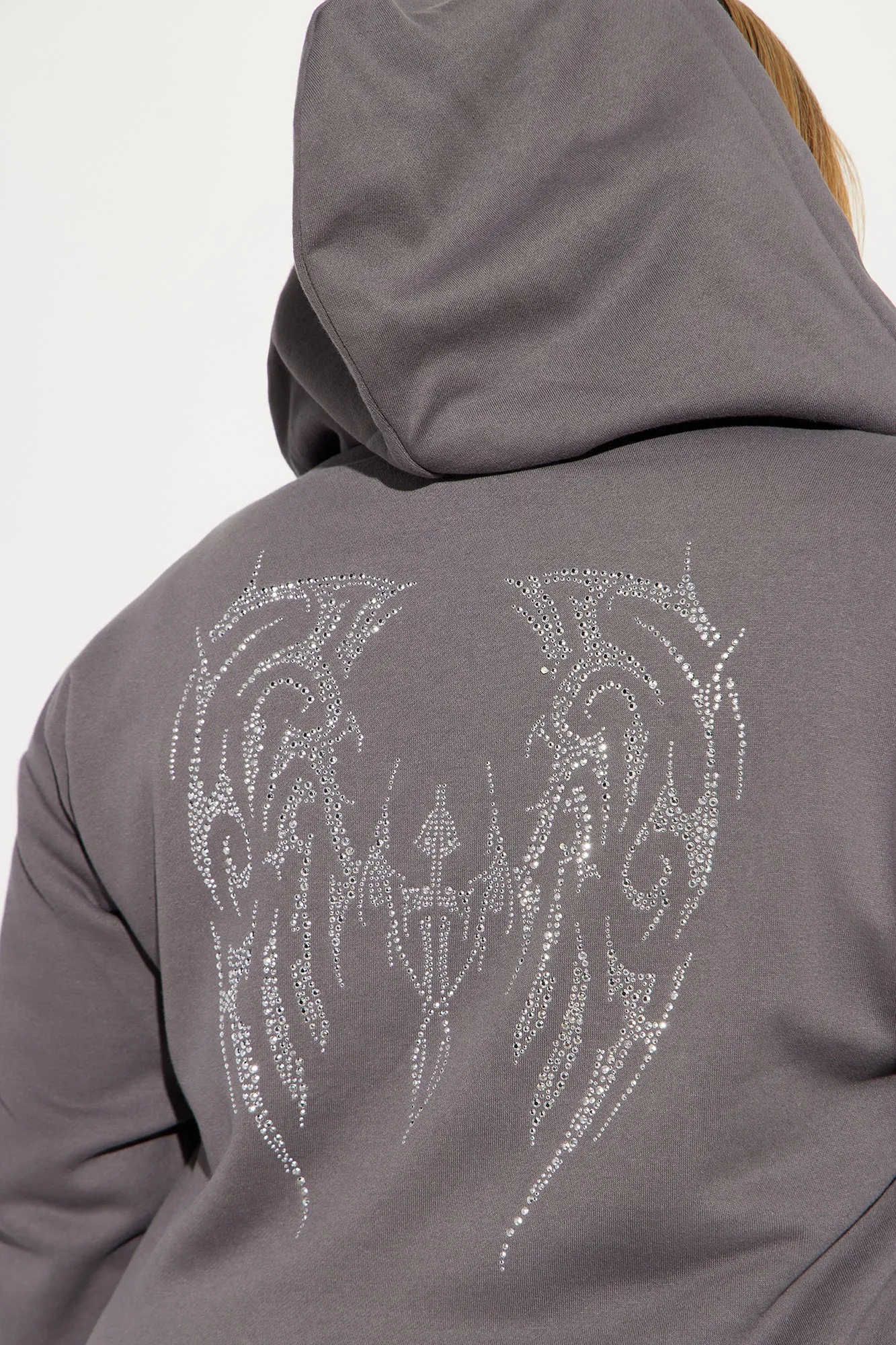 Angel Wings Sweatsuit - Charcoal