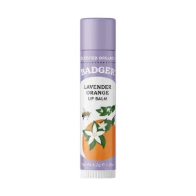 Badger Classic Organic Lip Balm - Lavender Orange