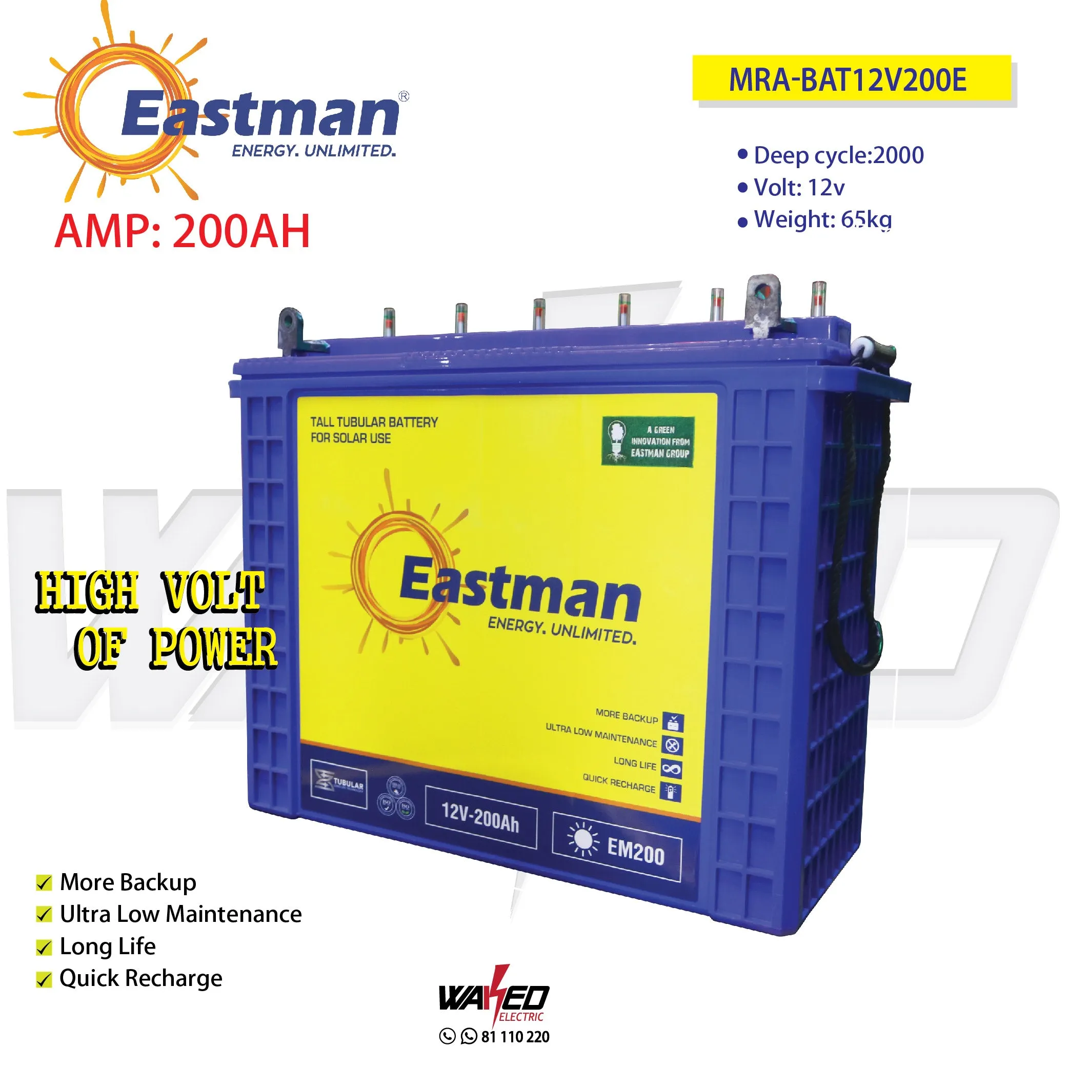 Battery - 200AH - Eastman