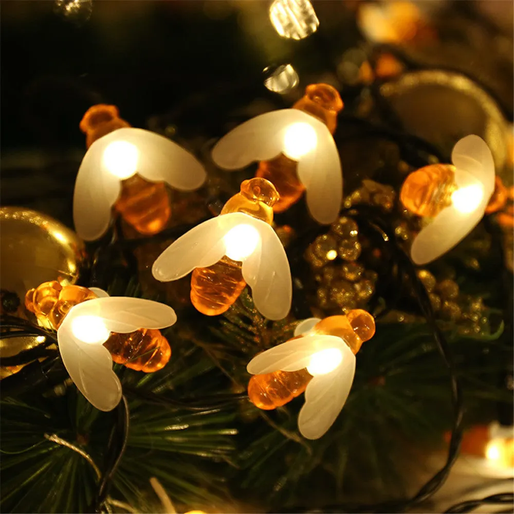 Bee Solar String lights