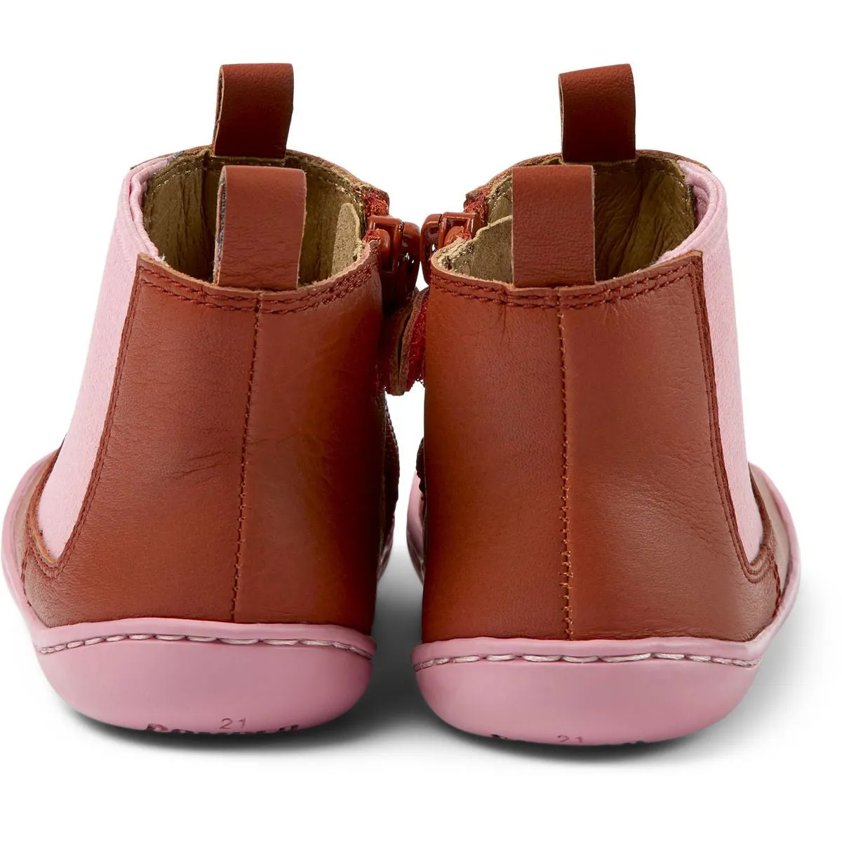 Camper Peu Bottines Rouge Rose