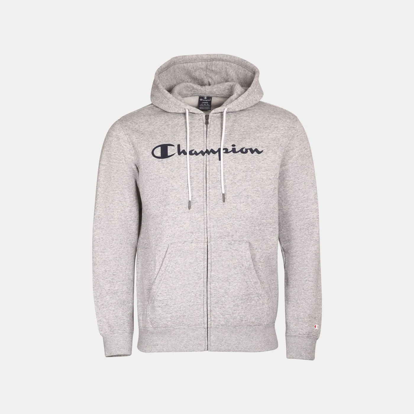 Champion Hoodie Full Zip Sweatshirt 217929 Grey Melange