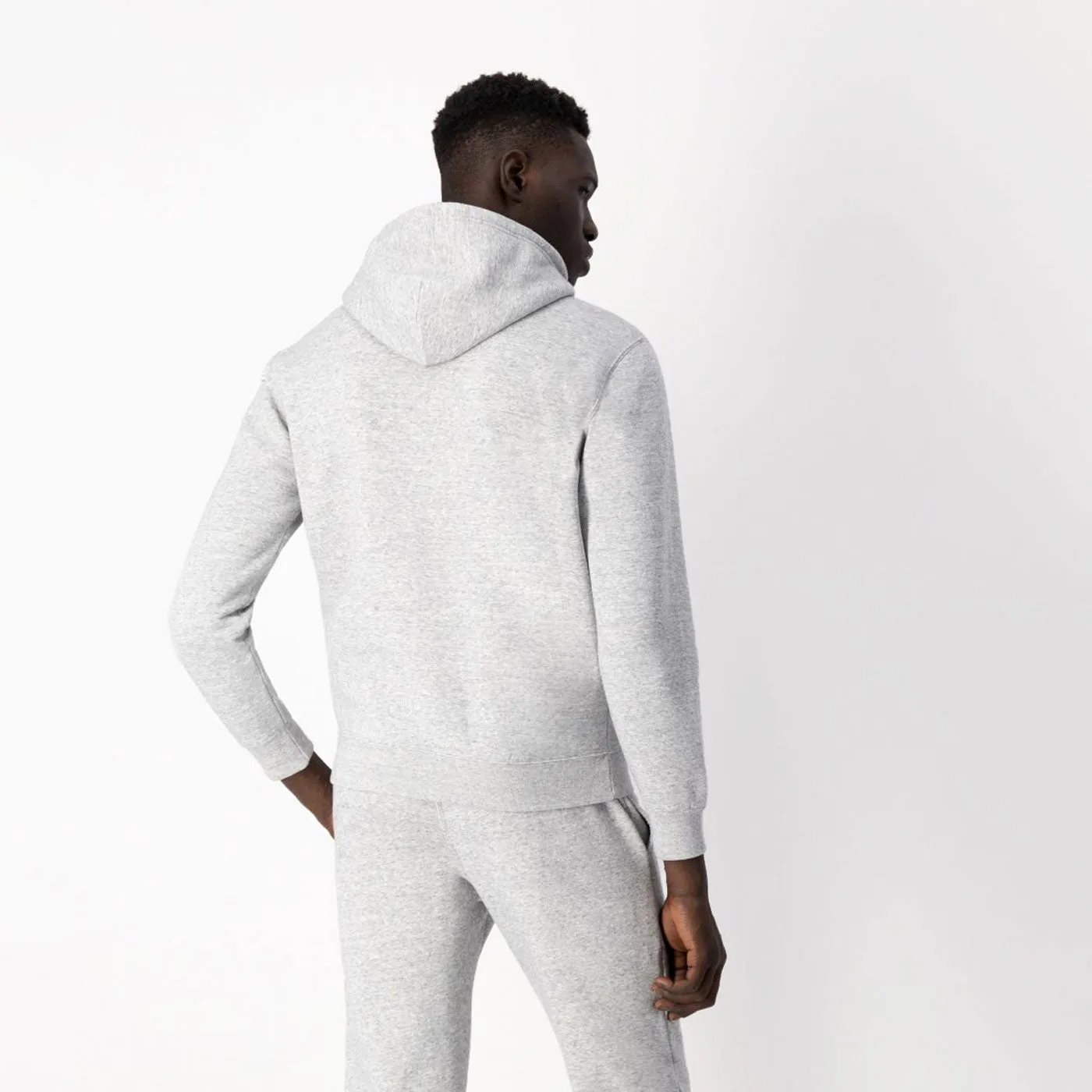 Champion Hoodie Full Zip Sweatshirt 217929 Grey Melange