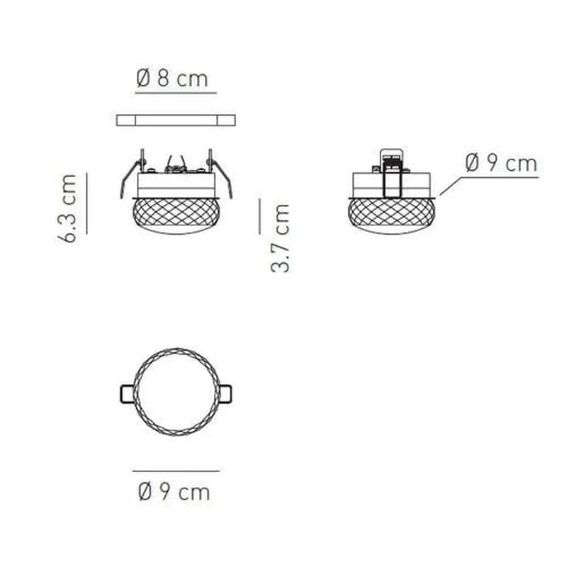 Decorative LED Crystal Downlight | SALE