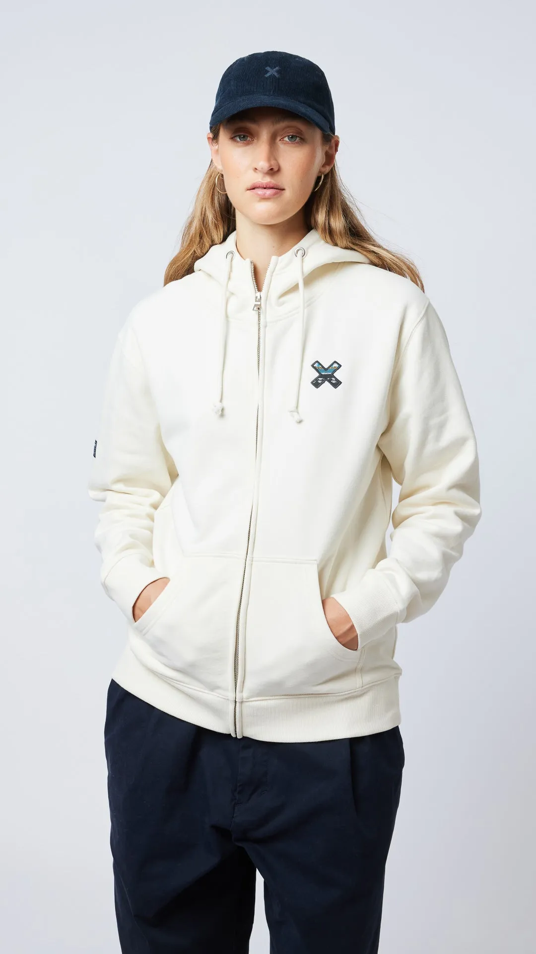 FULL ZIP HOODIE NEDERLAND CREMA