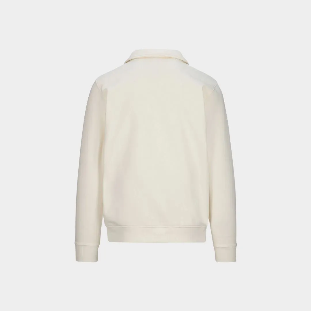 Kappa Authentic Pola Sweatshirt White Milk Green Dark