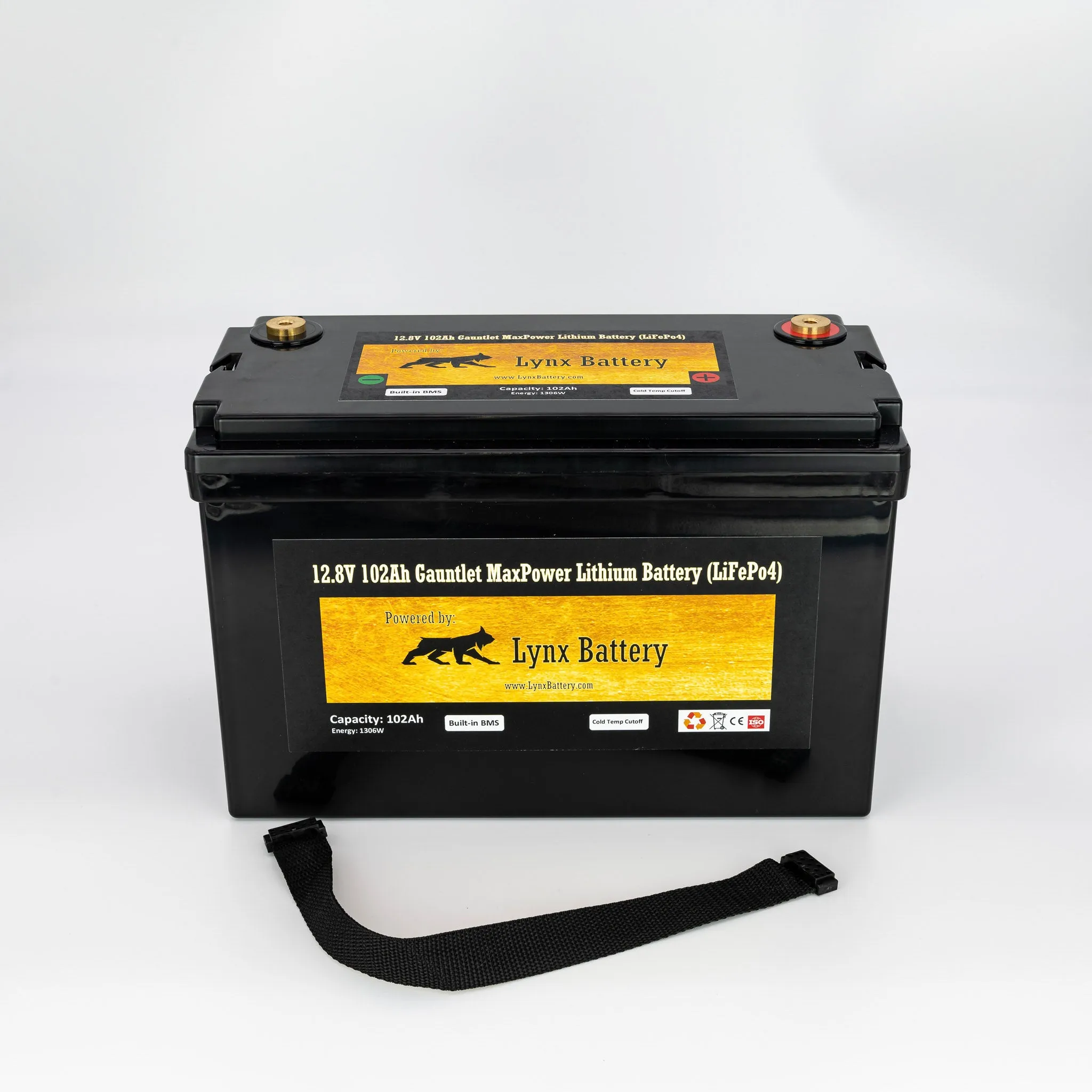 Lynx Lithium Battery 12V 100Ah, (LiFePO4)  NextGen Cells with Built-in Bluetooth HPBMS w/Cold Cut Off