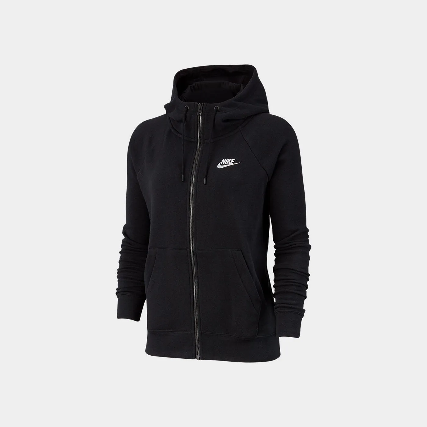 Nike Hoodie Zip Up  Sport Wear Essential Black