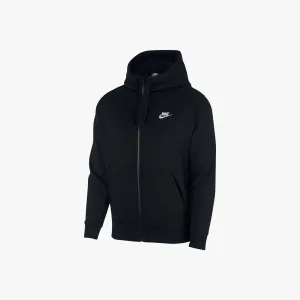 Nike Hoodie Zip Up  Sport Wear Fleece Black