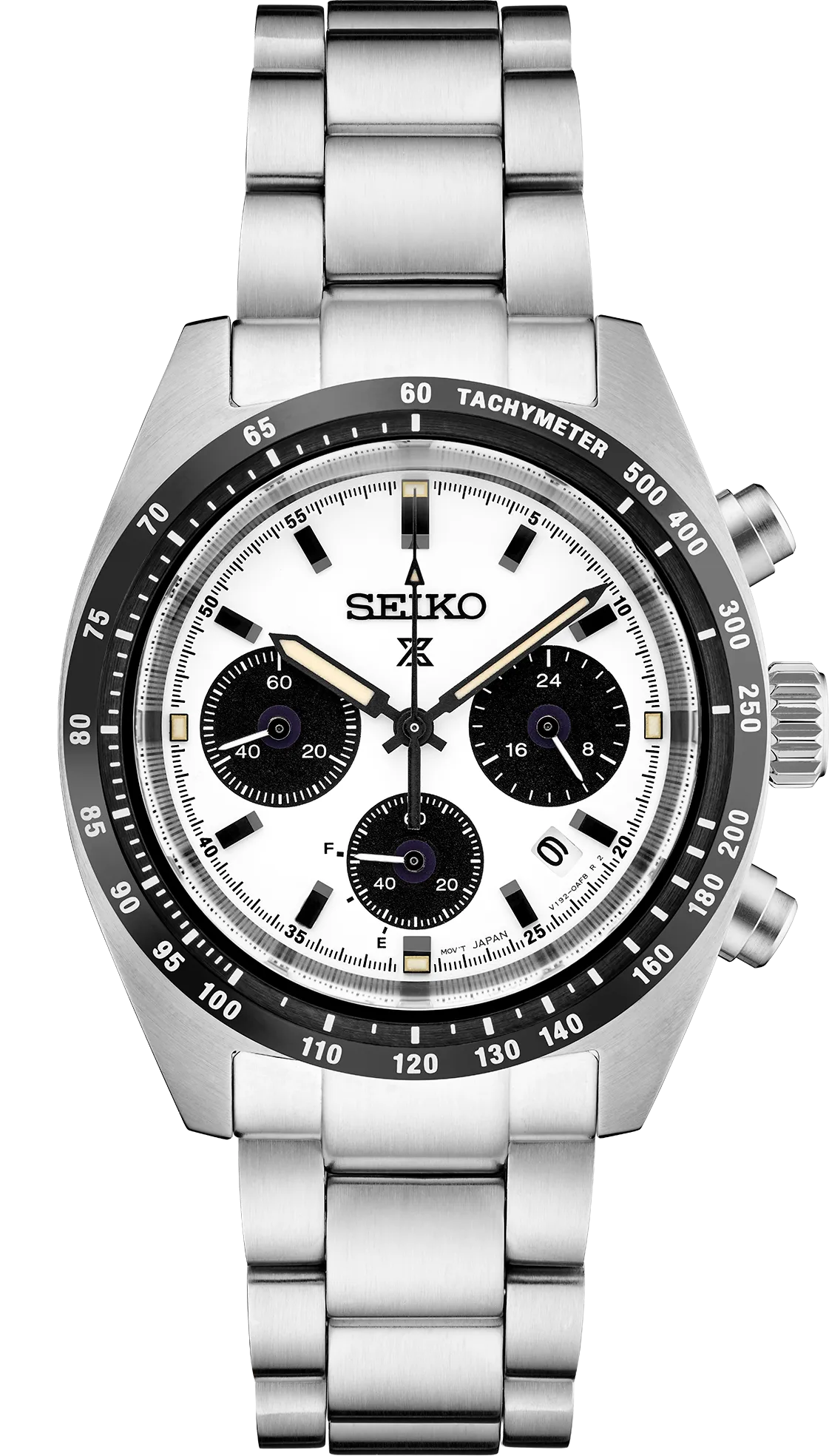 Mens Seiko Prospex Solar Chronograph Watch - High-Performance Timepiece