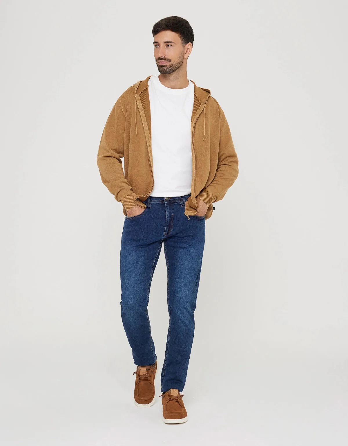 Sudadera con Capucha Camel - Rys