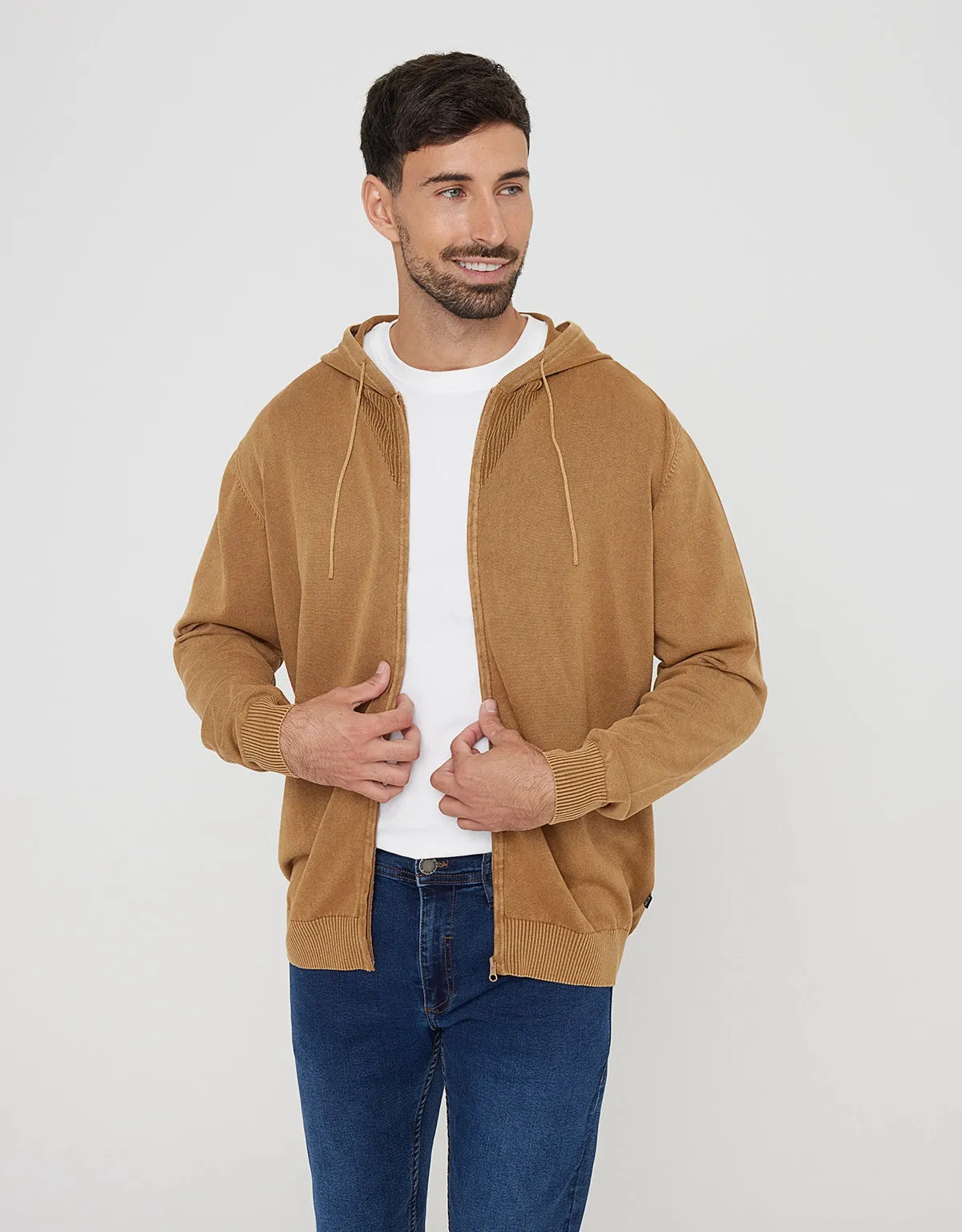 Sudadera con Capucha Camel - Rys