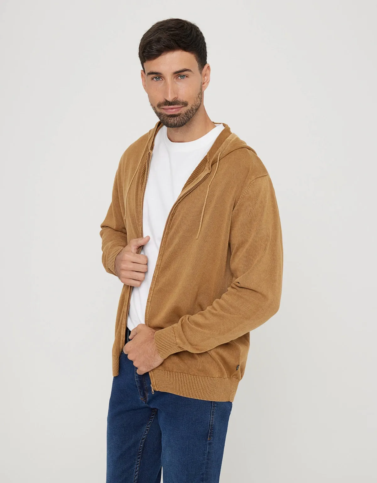 Sudadera con Capucha Camel - Rys