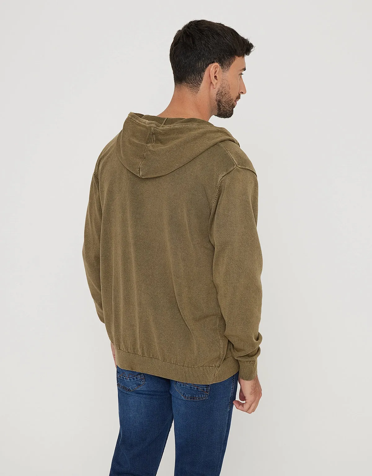 Sudadera con Capucha Caqui - Rys